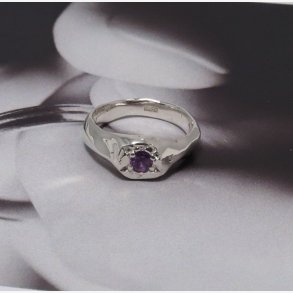 Amethyst StatementSilver Ring